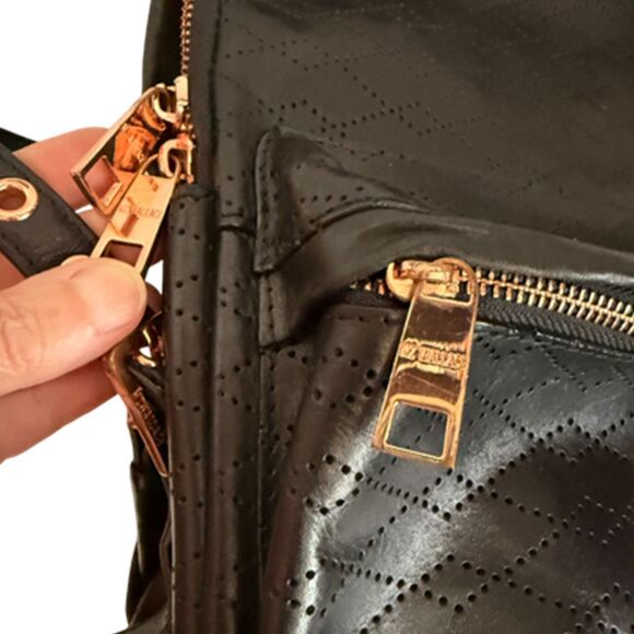 MZ Wallace Leather Black Backpack - Picture 8 of 16